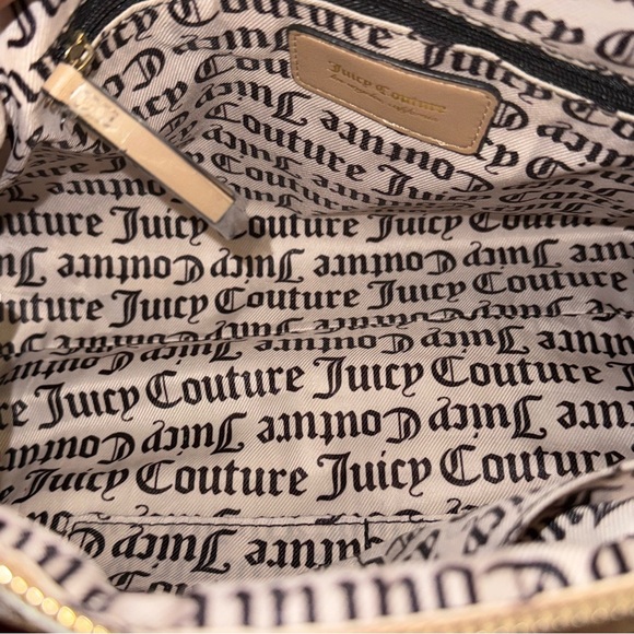 Juicy Couture Eastside Westside white Pecan Satchel crossbody bag - Picture 7 of 8